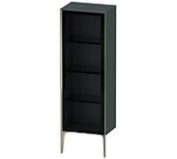 Duravit haut moyen XViu XV1368RB138 50x36x133cm, porte vitrée, champagne mat, porte à droite, gris dolomiti brillant