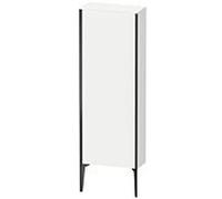 XViu Duravit armoire XV1316LB218 50x133x24cm haute, 2000 porte, noir mat, blanc gauche, match1 mat