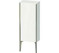 XViu Duravit haute XV1305LB213 40x24x89cm, noir mat, porte à gauche, noyer américain