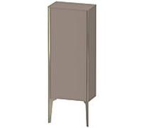 Duravit haut moyen XViu XV1305RB143 40x24x89cm, champagne mat, porte à droite, basalte mat