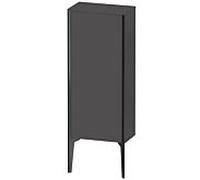 Duravit haut moyen XViu XV1305RB249 40x24x89cm, noir mat, porte à droite, graphite mat
