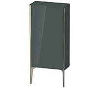 Duravit haut moyen XViu XV1306LB138 50x24x89cm, champagne mat, porte à gauche, gris dolomiti brillant