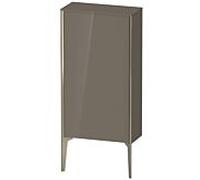 XViu Duravit haute XV1306LB189 50x24x89cm, champagne mat, porte à gauche, gris flanelle brillant