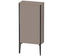 XViu Duravit haute XV1306RB243 50x24x89cm, noir mat, porte à droite, basalte mat
