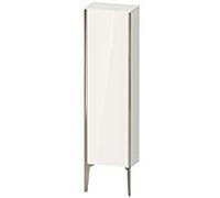 Duravit haut moyen XViu XV1315LB185 40x24x133cm, champagne mat, porte à gauche, blanc brillant