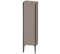 Duravit haut moyen XViu XV1315LB243 40x24x133cm, noir mat, porte à gauche, basalte mat