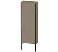XViu Duravit haute XV1316LB235 50x133x24cm, 2000 , noir mat, charnière à gauche, chêne terra