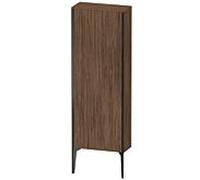 Duravit haut moyen XViu XV1316RB221 50x133x24cm, 2000 , noir mat, butée à droite, noyer foncé