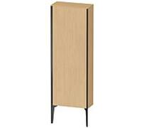 Duravit haut moyen XViu XV1316RB230 50x133x24cm, 2000 , noir mat, butée à droite, chêne naturel