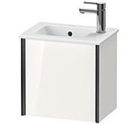 Duravit Meuble sous-vasque XViu XV4024LB222 41x29x40cm, suspendu, noir mat, blanc gauche, match1 brillant
