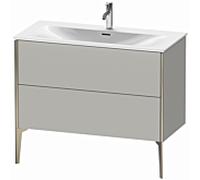 Duravit XViu 4303 Meuble sous-lavabo vertical, 2 tiroirs, pour lavabo Viu 234410, 1010x480 mm, XV43030B107