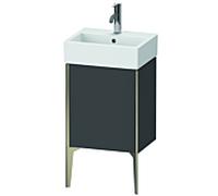 Duravit Meuble sous-vasque XViu XV4531LB149 43,4x33,4x49,3cm, champagne mat, porte à gauche, graphite mat
