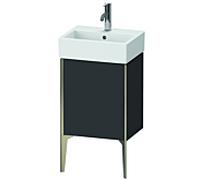 Duravit Meuble sous-vasque XViu XV4531LB180 43,4x33,4x49,3cm, champagne mat, porte à gauche, graphite super mat