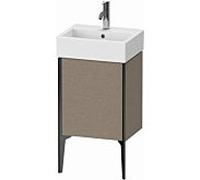 Duravit Meuble sous-vasque XViu XV4531LB211 43,4x33,4x49,3cm, noir mat, gauche, chêne cachemire