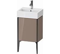 XViu Duravit vasque XV4531LB286 43,4x33,4x49,3cm, noir mat, gauche, cappucino brillant