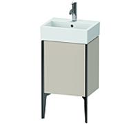 Duravit Meuble sous-vasque XViu XV4531LB291 43,4x33,4x49,3cm, noir mat, gauche, taupe mat