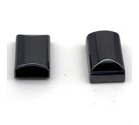 XX 10/20pcs Arrêtoirs Zipper Métal, Incluses, 17x10mm XX 10/20pcs(Shiny black 10pcs)