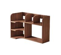 XXAD553TY Bureau Bibliothèque Ouverte de Grande capacité, Support Rangement d'angle Multicouche rétro for Le Bureau et la Maison Domicile
