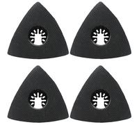 XXGO XG9004U Lot de 4 patins de ponçage triangulaires auto-agrippants oscillants pour outils multifonctions 90 mm