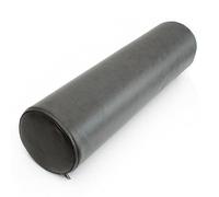XXIUDEE Coussins de taille ronds et imperméables et doux, coussin long amovible, coussin lombaire amovible, coussin de tête de lit, canapé, voiture, lit (50 x 15 cm, gris foncé)