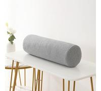 XXIUDEE Oreillers de traversin rond pour tête de lit Oreillers d'accoudoir de canapé, Oreillers de protection de chevet cylindriques longs et doux Coussins de soutien lombaire Coussins de couchage