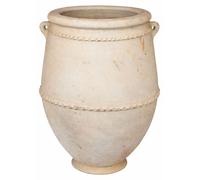 XXL Pot de fleurs marocain en terre cuite Giardino 107cm Grand | Pot de fleurs méditerranéen du Maroc Extérieur pour jardin, terrasse ou balcon | Pot de fleurs méditerranéen intérieur comme décoration