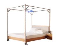 XXYLC Support De Moustiquaire pour Lit à Baldaquin, Rideau De Lit Et Support De Moustiquaire Poteau De Lit à Quatre Coins, pour Chambre(Size:120 * 200cm,Color:26mm)
