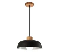 XYBZJP Abat-jour de lampe suspendue en métal de personnalité créative, lustre de style minimaliste américain, suspension à tête unique à vis E27, magasin de vêtements, luminaires décoratifs pour îlot