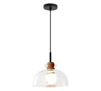 XYBZJP Lampe suspendue en verre en forme de chapeau, source lumineuse E26