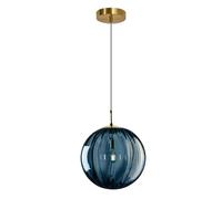XYBZJP Lustre à tête Unique à vis E14, Abat-Jour Suspendu de Couleur créative, Suspension en Verre de Fer de Style rétro Nordique, luminaires de décoration de Couloir de Restaurant