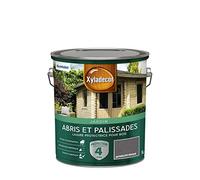 Xyladecor - Lasure Protectrice pour Bois Extérieur - Abris, Palissades, Bois de jardin - Couleur : Mat Anthracite Opaque - Quantité : 5L, 5324245