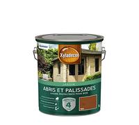 Xyladecor - Lasure Protectrice pour Bois Extérieur Jardin - Abris, Palissades, Espaliers, Kiosques, Barrières - Teck - Quantité : 5 L
