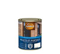 Xyladecor - Lasure Protectrice pour Bois Extérieur - Volets, Portails, Portes, Fenêtres - Couleur : Satin Blanc Opaque - Quantité : 1L - 5324267