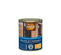 Xyladecor - Lasure Protectrice pour Bois Extérieur - Volets, Portails, Portes, Fenêtres - Couleur : Satin Chêne Clair - Quantité : 1L - 5324253