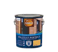 Xyladecor - Lasure Protectrice pour Bois Extérieur - Volets, Portails, Portes, Fenêtres - Couleur : Satin Chêne Clair - Quantité : 5L - 5324254