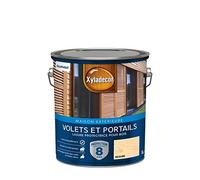Xyladecor - Lasure Protectrice pour Bois Extérieur - Volets, Portails, Portes, Fenêtres - Couleur : Satin Incolore - Quantité : 5L - 5324251
