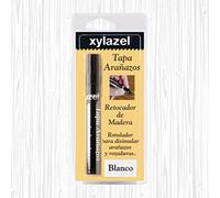 Xylazel Marqueur pour bois avec couvercle rayures blanc
