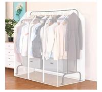 XYLGJYT Housse Portant Vetement Double, Protection Transparente pour Tringle à Vêtements, étanche à la Poussière, Largeur 29,52 po, A 120x75x150cm