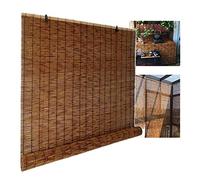 XYNH Store Enrouleur Bambou, Rideau De Roseau, Filtrage De La Lumière/Étanche/Anti-UV, Store Exterieur Enrouleur pour Patio/Jardin/Fenêtre/Porte/Cuisine, Store en Bambou