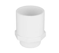 Xyntor Raccord de Tuyau en PVC |Connecteur d'irrigation léger et Robuste |Installation Facile de Colle pour Serre/Ferme/Piscine |Conception à Grand débit pour remplacer Les pièces (G1 Male Thread)