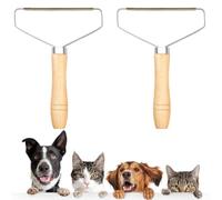 XYTAHDM 2 Pièces Anti Bouloche Manuel, Rasoir Anti Bouloche Vetement, Brosse Manuel Anti Poil,Portable Grattoir Lint Remover,Brosse Anti Poils Chien Chat Animaux,pour VêTements,CanapéS,Tapis