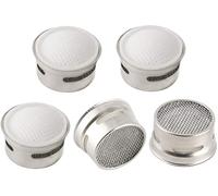 XYWHPGV 5 pièces 19mm robinets en acier inoxydable aérateur insérer robinet pièce de rechange filtre à eau adaptateur robinet limiteur de débit accessoire(3d1b7 983b3 37993 0c0dd fa442 fbd93