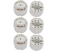 XYWHPGV 6 Pcs F448Q AC 500V 2A G24 Base H Douille de Lumière Tube Fluorescent Support de Lampe(373d7 c9977 870c8 6a2a7 ba58d bc466