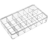 XYWHPGV Boîte de rangement de composants - PS Fixe 18 grilles Conteneurs de composants électroniques Boîtes à outils Transparent 288x165x48mm(6e015 995e5 de9e6 ca1c9 f3b4c 66f6d