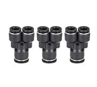 XYWHPGV Plastic Connect Y Splitter Push to Tube Raccords 12mm X 10mm OD Push Lock 3pcs(6924a 62b0c fa633 7e988 87d04 0617e