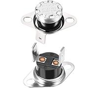 XYWHPGV Thermostat KSD301 135 °C/275 °F 10A Normalement fermé N.C Ajuster le commutateur de température à disque à pression pour micro-ondes, four, cafetière, fumeur 2 pièces(14ede 04566 868f2 70c86 c