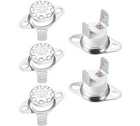 XYWHPGV Thermostat KSD301 190°C/374°F 10A normalement fermé N.C ajuster le commutateur de température à disque à pression pour micro-ondes, four, cafetière, fumeur 5 pièces(d6c52 477ae 19451 75f71 e3a