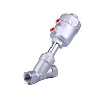 XZCZSXBS Vanne pneumatique à vapeur résistante aux hautes températures et à la corrosion Série DN Type Y Valve de siège à angle de filetage interne (DN10 en acier inoxydable)