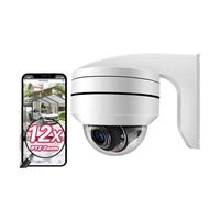 XZXXZSZ Caméra de sécurité, 4K 8MP Optical POE PTZ Camera Outdoor 12X Zoom IP Surveillance 100m IR Night Vision AI Street Security CCTV RTSP Network(5MP 12X POE PTZ Cam)
