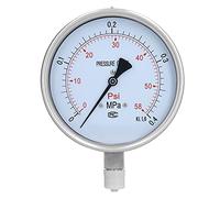 Y - 150BF 0 - Manomètre de pression radiale 0,4 MPa, manomètre à vide en acier inoxydable avec filetage M20x1,5, compteur de pression industriel compact pour vannes de